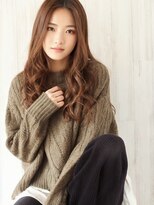 アース 東戸塚店(HAIR & MAKE EARTH) ◎旬顔マロンベージュロング韓国風レイヤー秋カラー