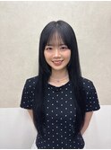 小顔エクステストレート　かじ