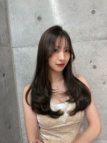 アスター 天神大名店(Aster) 小顔に見えるトレンドヘア/黒髪/オリーブグレー/ココアベージュ