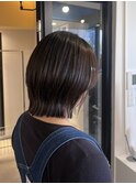 くびれボブ　新宿/髪質改善/くびれボブ/ボブ/透明感カラー