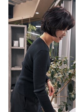 ボブ/ニュアンスパーマ