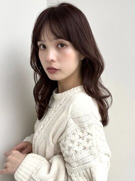 ラフ フロム ガーデン(Laf from GARDEN) ミディアム/レイヤーカット/顔周りカット/透明感カラー