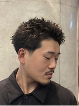 ヒロギンザ 難波店(HIRO GINZA)&nbsp;テーパーフェード×スパイキーショート