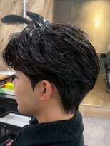 ビカムメンズヘアー 栄店(become men's hair)&nbsp;ジェントルショート/ニュアンスフェザー/韓国メンズヘア