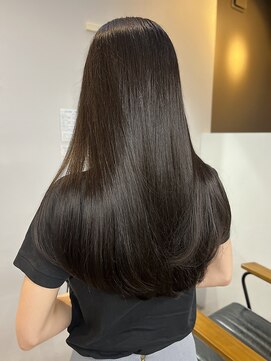 ヌープヘアーアイス(NUUP.hair ici) 20代30代40代ストレートアッシュベージュ髪質改善艶感カラー