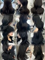 アイシー 表参道(ICY)&nbsp;ブルーカラーブルーブラック暗髪透明感カラー