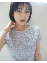 キングスベリー(Hair Relaxation King's Berry)&nbsp;センターパートウェーブヘア似合わせカット