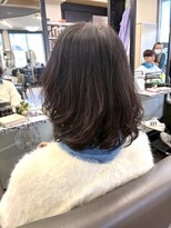 びゃんびゃん 浅水本店 デジタルパーマ/イメチェン/ピンクベージュ/前髪/レイヤーカット