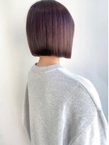 オーク たまプラーザ(OAK) ピンクラベンダー×ミニボブ