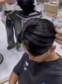 アッドバイケンジ(Add.. by KENJE) 曲がる縮毛矯正根元も立ち上がりつつ、自然な毛流れを実現!!