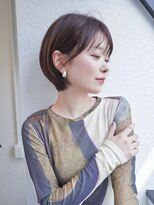 ハウスアンドヘアーワークス(House&Hair works) 前髪長め大人小顔ショート30代40代50代 藤沢