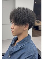 シグ マ盛岡(SIGMA) 【盛岡メンズパーマ】センターパート×ルーズパーマ