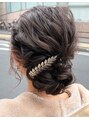 デコヘアー キートス(DECO HAIR kiitos)&nbsp;大人女性には上品さを大事に。暗髪はアクセサリーが映える～(^^)