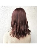 ピンクラベンダー/くすみピンク/艶カラー/10代20代人気◎