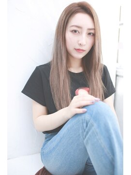 ラフィス ヘアールーチェ 樟葉店(La fith hair luce) 【La fith】 ホワイトベージュ☆ロングスタイル