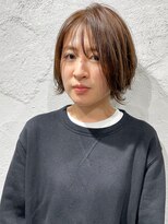 ボウ(BEAU)&nbsp;外ハネで抜け感◎透明感あふれるカジュアルベージュ