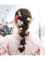 イザワ ヘアメイクサロン(izawa)&nbsp;卒業式アップスタイル