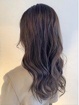 ヘアーサロン モンクール(hairsalon mon'coeur) 『 透明感アッシュグレー☆　ロングレイヤー　揺れ感スタイル 』