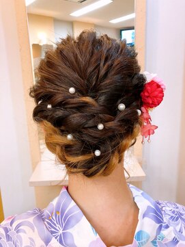 ヘアメイク ジェイエム 浴衣ヘア