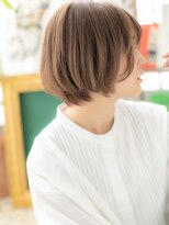 カバーヘア ブリス 上尾西口店(COVER HAIR bliss)&nbsp;オリーブグレージュくせ毛風マッシュボブb上尾20代30代40代
