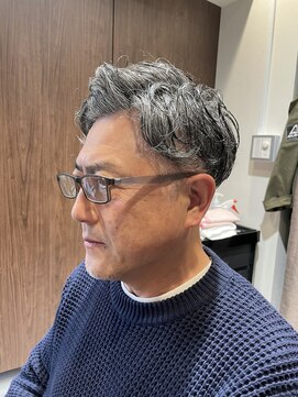ヘアーモードキクチ 日本橋三越前店 ブロックパーマスタイル