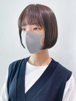 アイティーバイアルバム 下北沢店(IT by ALBUM)&nbsp;ミニボブアッシュベージュ_アースカラーくびれヘア_ba372991