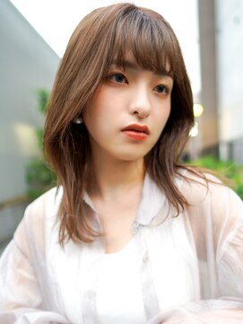 ラフィスヘアー クレイ 南草津店(La fith hair clay) 【La fith】ブラウンベージュ×セミディ