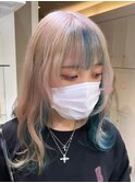 2292外国人風カラーバニラベージュインナーネオンカラー
