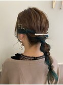 編みおろしスタイル