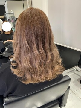 ヘアーデザイン ジェルム(Hair Design germe) ミルクティーブラウン　--RINA--