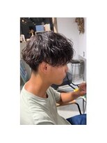グラスバイネオリーブ 大倉山駅前店(grace by neolive)&nbsp;MEN'SHAIR/アップバング/ツーブロック/束感ショート/波巻き