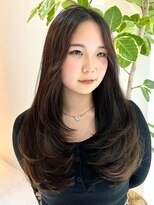 ヨロ 上野(YOLO)&nbsp;ハイライトカラーミルクティーベージュケアブリーチダブルカラー