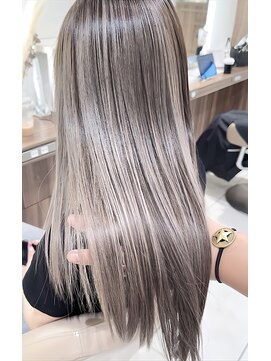 アッシュ 大宮店(Ash) ホワイトミルクティーハイライトバレイヤージュ