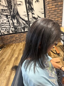 ヴァン カウンシル 王子(VAN COUNCIL) 夏の湿気、うねり対策にうる艶Tr＋縮毛矯正ストレート＃1