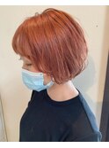 ショートボブオレンジ
