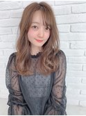 【Geek春日井】オリーブベージュフェミニンロング 《担当 REO》
