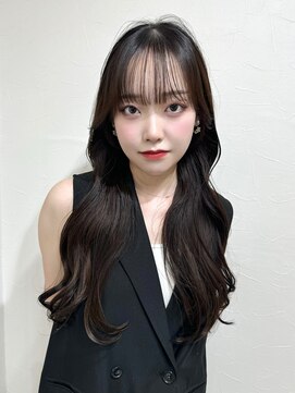 クレム 博多駅店(ChLem) 顔まわりレイヤー 艶カラー 暗髪 韓国風 髪質改善 福岡美容室