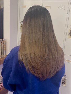 ヘアーエポック(hair epoque) ベージュカラー透明感グラデーションカラー