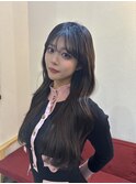 レイヤーカット×韓国くびれヘア×シースルーバング