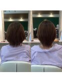 #髪質改善#縮毛矯正#酸性ストレート#ストレート#前髪
