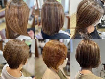 アローズ(arose)の写真/自然な仕上がりの白髪ぼかしが人気◎白髪染めも色味をしっかり感じながら暗め～明るめまでダメージレスに