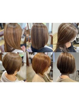 自然な仕上がりの白髪ぼかしが人気◎白髪染めも色味をしっかり感じながら暗め～明るめまでダメージレスに