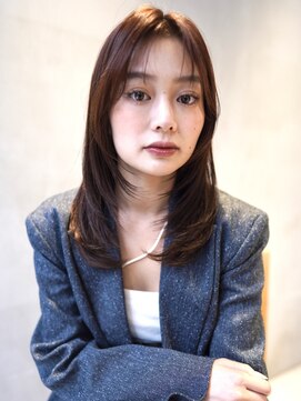 ニコ トウキョウ 渋谷(nico TOKYO) ロングレイヤー顔周りレイヤーハッシュカット透明感カラー