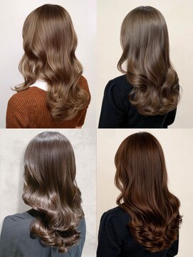 アース 市川店(HAIR & MAKE EARTH) 20代30代◎秋の透明感モカブラウン韓国風ロング