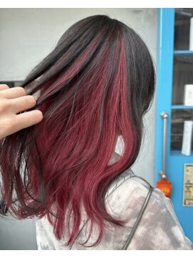 フロップニク(FLOPNIK) 黒×赤アンブレラカラー