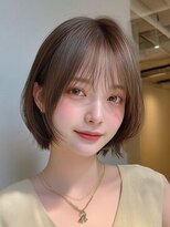 サロンドアイ(salon de i)&nbsp;エアリーボブ × ベージュブラウンカラー