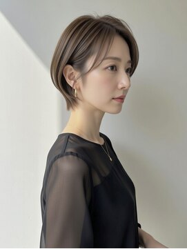 ゲイン(Gain) ショートカット・レイヤーカット×白髪ぼかし