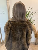 ラニヘアサロン(lani hair salon)&nbsp;オリーブカラー ブリーチ無しカラー イルミナダブルカラー