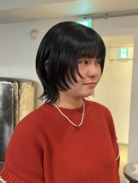 マカロニコースト(macaroni coast)&nbsp;前髪ありボブウルフショートウルフ顔周りレイヤー
