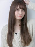 ミルクティーブロンド/デジタルパーマ/ダークブルー[池袋]